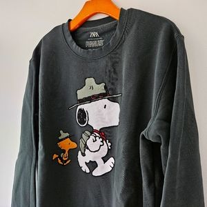 Women's Peanuts x Zara sweatshirt - Size Large